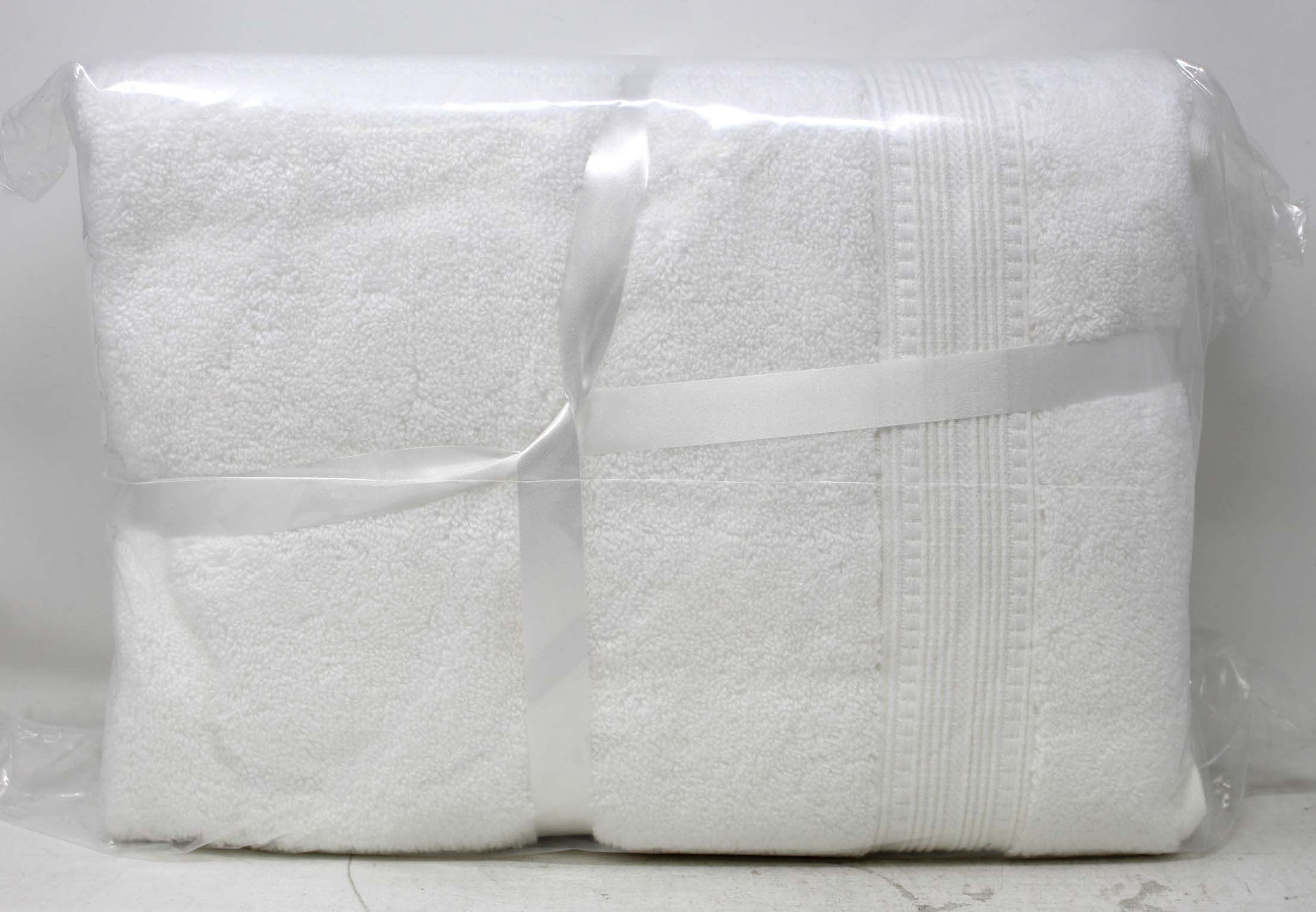 Charisma 100 HygroCotton Luxury Bath Towels 2 Pack White