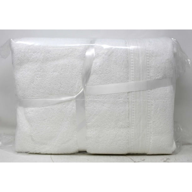 Charisma 100 HygroCotton Luxury Bath Towels 2 Pack White