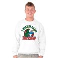 thumbnail image 5 of Grumpy Smurf Christmas Xmas Tree Sweatshirt for Men or Women Brisco Brands X, 5 of 6