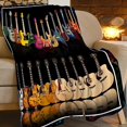 thumbnail image 2 of Couverture de Guitare Super Douce et Confortable Instruments de Musique Couverture pour Enfants Filles, 2 of 7