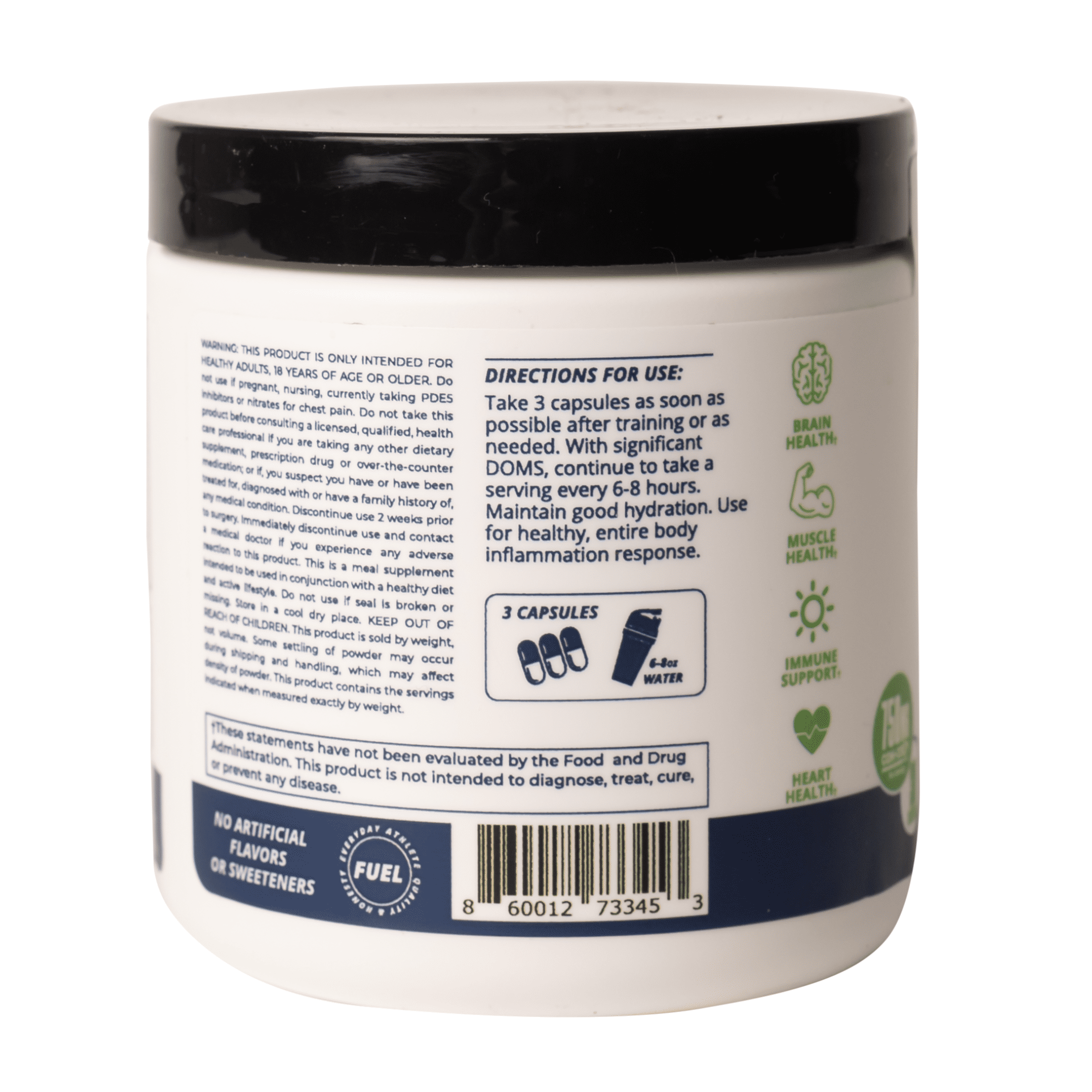 POWER PLAY FUEL CON-CRĒT® Creatine HCl Recovery Capsules, 90 Capsules