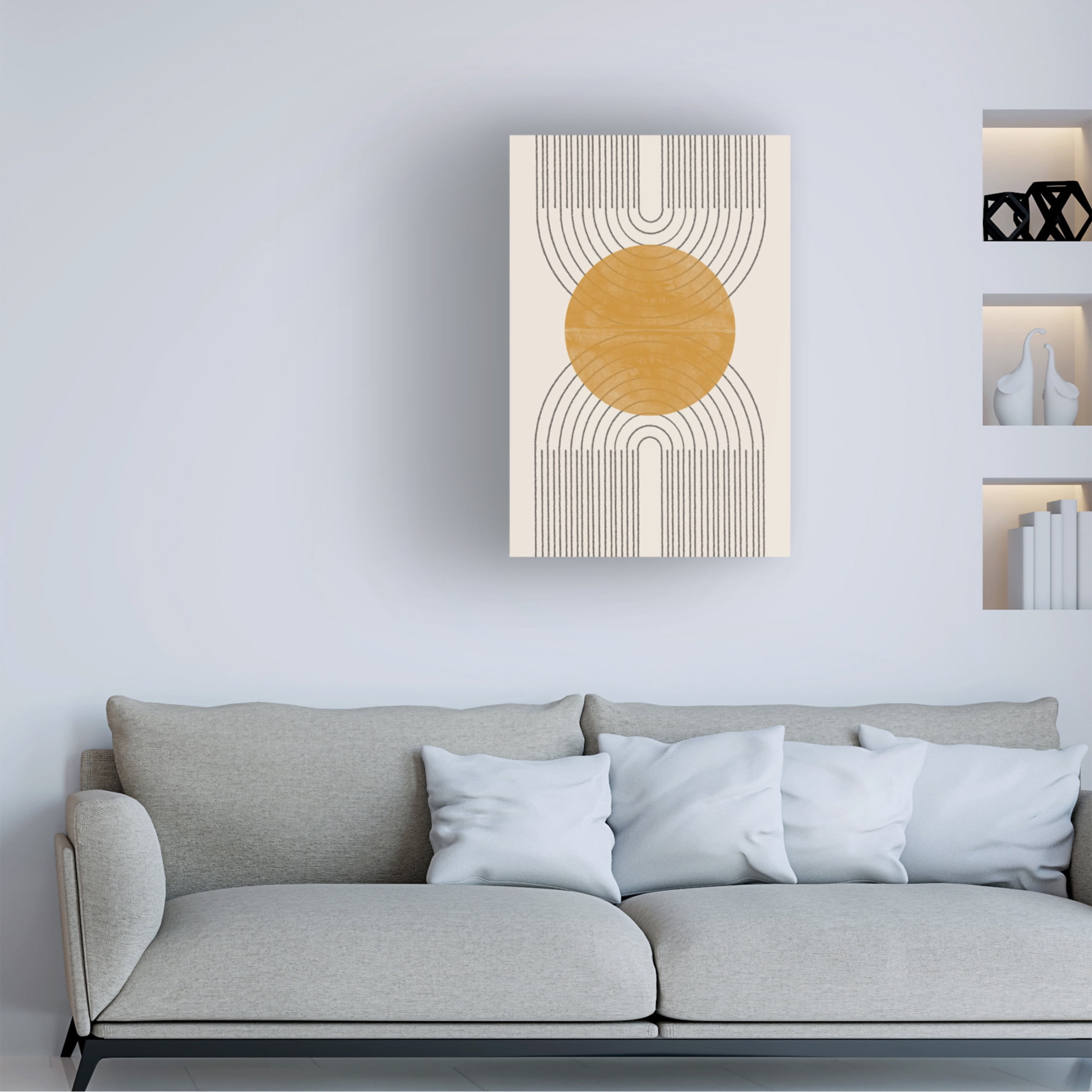 Trademark Fine Art THE MIUUS STUDIO Arch Composition No1 Canvas Wall Art