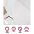 thumbnail image 6 of Easter Bunny Kitchen Dish Towels for Drying Dishes Set of 4, Colorful Eggs Spring Tulips Flower Vintage Waffle Weave Microfiber Hand Tea Bathroom Towels Quick Dry & Absorbent Towel 15.7x23.6, 6 of 7