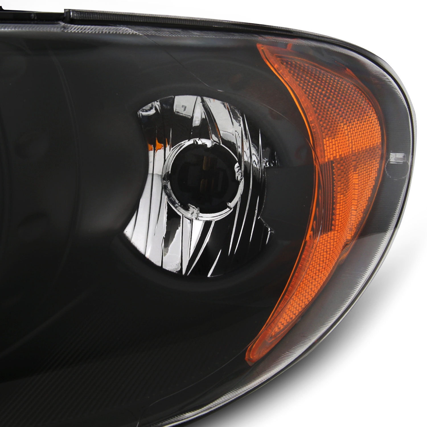 AKKON - For Chrysler Town & Country OE Replacement Black Bezel Headlights Driver/Passenger Head Lamps Pair New