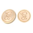 thumbnail image 1 of Wdftyju Sello de cera, cabezas de latón de cera de sellado de alfabeto romano de 30 mm para boda (E) Wdftyju 4st9wj6ju4bg6rb4D05, 1 of 9
