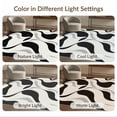 thumbnail image 7 of ODIKA 9'x12' Washable Area Rug Non-Shedding, Easy Care Bold Negative Para Habitacion Alfombras Minimalist Abstract Playful for Master Suite, California King, Under Bed, 7 of 7