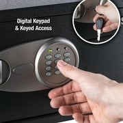 SentrySafe X055 Security Safe with Digital Keypad Lock, 0.58 Cu-Ft., Black