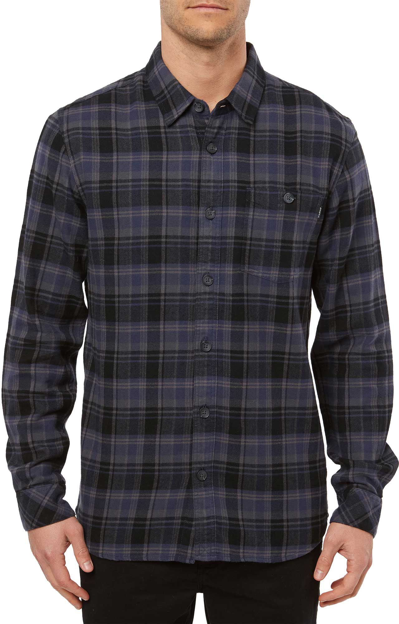 ONEILL Mens Wilong Sleevehire Flannel Shirt