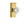 thumbnail image 3 of Grandeur Carbor_Prv_234 Carre Solid Brass Rose Privacy Door Knob Set - Nickel, 3 of 5
