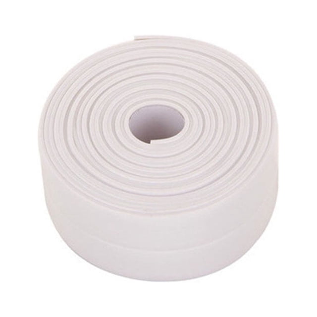 Bewildely Cinta autoadhesiva para sellar paredes de baño, tira de calafateo, rollo de sellador impermeable, moldura para borde de lavabo Type2 NO2