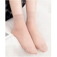 thumbnail image 4 of CAILDANL Nylon Sheer Socks For Unisex,Thin Transparent High Ankle Summer Dress Stockings 12 Pairs, 4 of 5