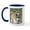 White/Navy Inside, variant on CafePress - Grey Wolves Square Photo Mug - 11 oz Ceramic Mug - Novelty Coffee Tea Cup