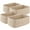 Brown, variant on 4 Pack Small Storage Shelf Baskets for Organizing, Mini Woven Rope Storage Bins for Towels, Cute Decorative Closet Organizer,Baby Nursery, Gift Empty Baskets -11.81''Lx7.87''Wx4.72''H'-Brown