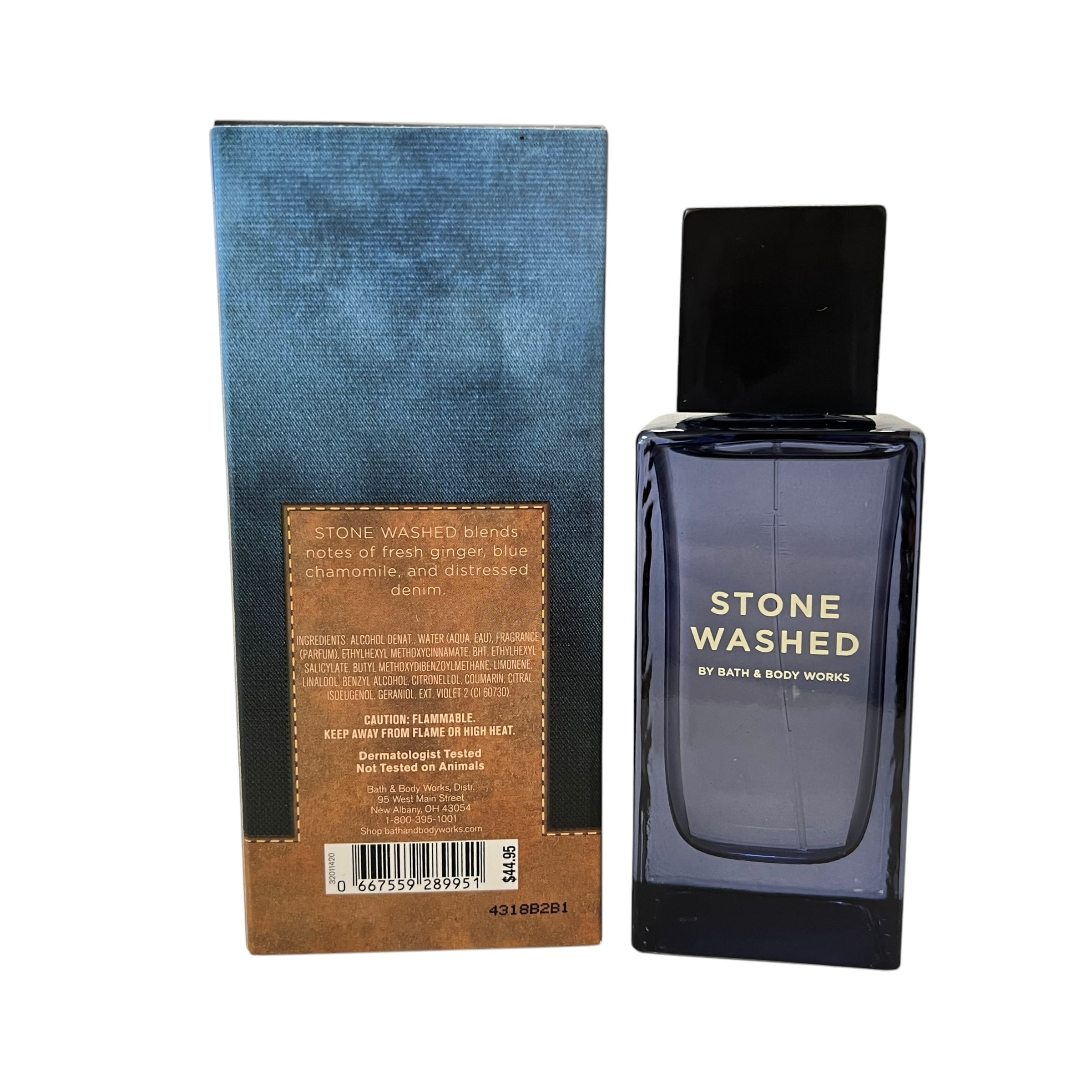 Bath & Body Works Stone Washed Cologne for Men 3.4 fl oz
