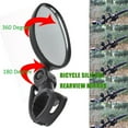 thumbnail image 2 of PVCS Universal Mini Rotaty Rearview Handlebar Glass Mirror for Bike Bicycle Cycling, 2 of 9
