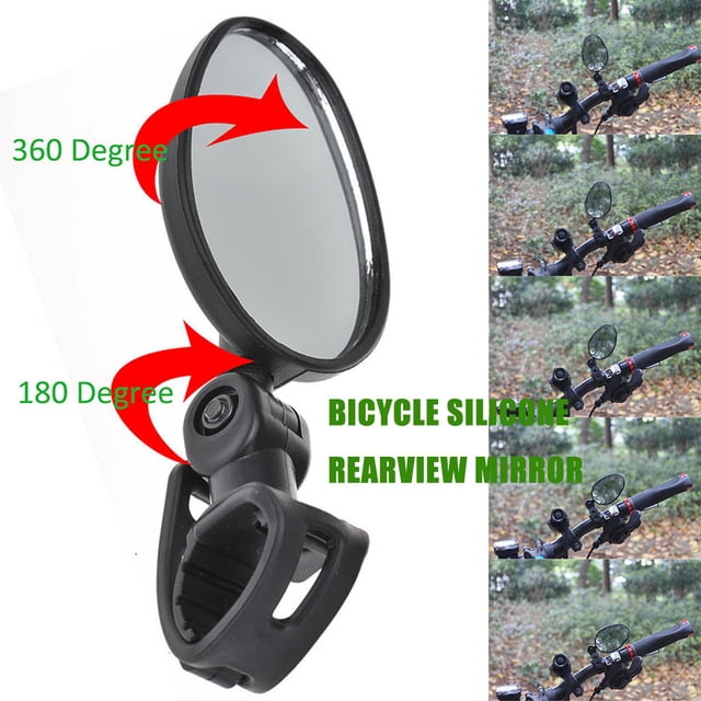 Daisyyozoid Wholesale Universal Mini Rotaty Rearview Handlebar Glass Mirror For Bike Bicycle Cycling