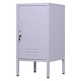thumbnail image 2 of Luku Metal Locker End Table,Modern Minimalist Room Side Table with 2 Adjustable Shelf,Anti-Tilt Design,Multi Storage Cabinet for Living Room Bedroom, Easy to Assemble 27.55”H x 13.78”W x 14.96”D, 2 of 6