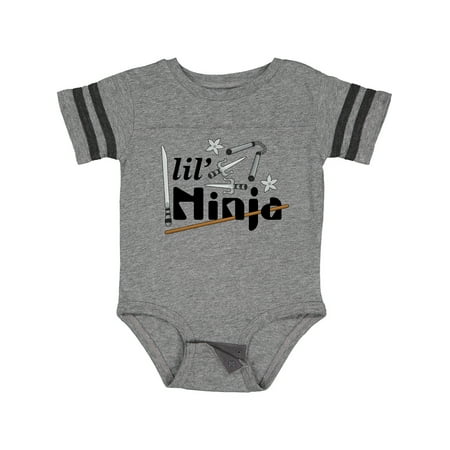 

Inktastic Lil Ninja Gift Baby Boy or Baby Girl Bodysuit