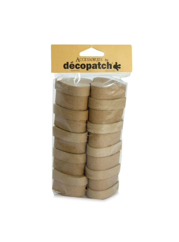 DecoPatch Paper Mache Boxes - Heart, Pkg of 10, 2" x 2" x 1"