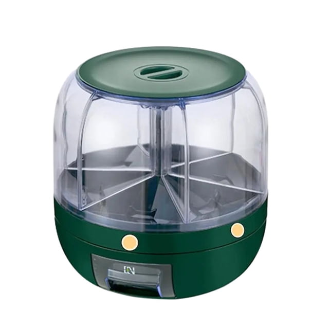 Billuyoard Caja repelente de insectos para un almacenamiento y conservación seguros de los granos Conserva la frescura Gran capacidad Dispensador Organizadores de utensilios de cocina Verde