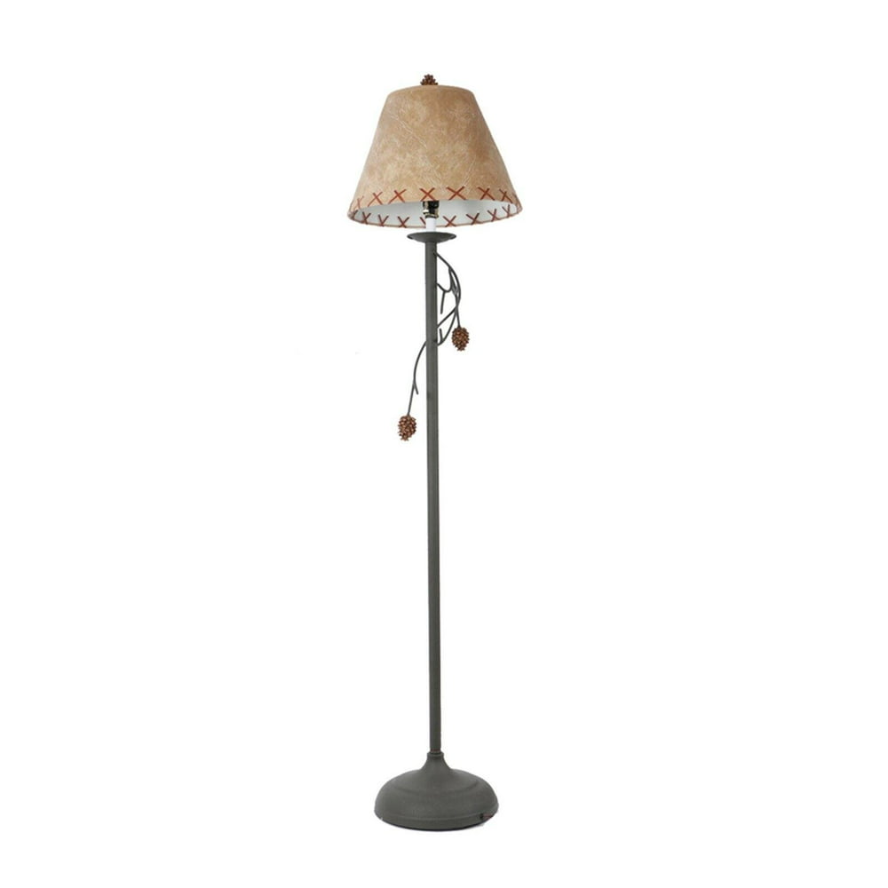 Dennis East International Pinecone Branch Floor Lamp