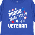 thumbnail image 4 of Inktastic Proud Grandson of a Veteran Veterans Day Boys Long Sleeve Toddler T-Shirt, 4 of 5