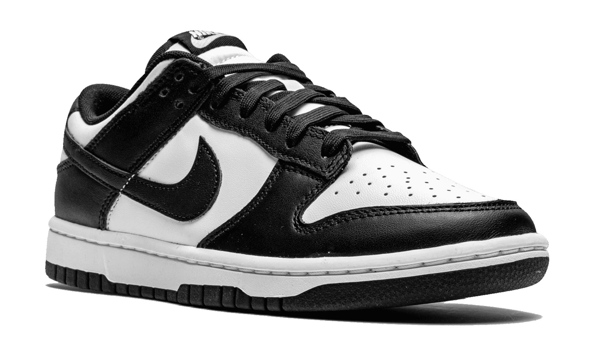 NIKE MENS Dunk Low Retro "Black / White - Panda" DD1391 100 from Stadium Goods