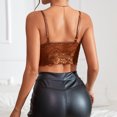 thumbnail image 5 of DAFPZW Lace Cami for Women,Sexy Bralette Crop Top V Neck Bustier Top Adjustable Spaghetti Strap Going Out Lingerie Outfits, 5 of 6