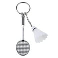 thumbnail image 1 of Decoraciones de Colgantes Mini Raqueta de Bádminton Perfecl Color Plata, 1 of 8