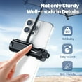 thumbnail image 6 of Strong Clip Phone Umbrella for Sun, Mini Tanning Shade Cover for Cell iPhone/Android (Black), 6 of 7
