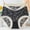 Black, variant on Women's Cotton Underwear Fashion Lace High Waisted Ladies Panties Full Coverage Briefs Breathable Underpants (1PC,M-3XL)