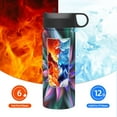 thumbnail image 6 of Yiaed Colored Abstract Print Water Bottle with Straw Lid, Stainless Steel Double Wall Insulated Water Bottle | Leak-Proof and Spill-Proof Water Bottle, 6 of 8