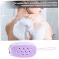 thumbnail image 1 of Cepillo corporal de ba?o de silicona, toalla de lavado de masaje de doble cara de silicona de doble cara con cepillo de exfoliación corporal de cordón para ducha púrpura ZefeiWu 8390615852142, 1 of 1