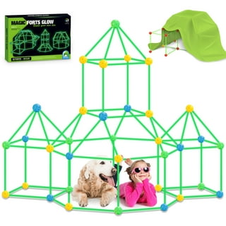  Fortstix Kids Fort Building Kit - 180 Pcs Fort Kits