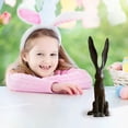 thumbnail image 3 of JLFNYA Easter Sculpted Bunny Collection, Resin Easter Bunny Figurines, Easter Decorations for Home, Home Office Bookshelf Desktop Ornament, 3 of 8