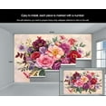 thumbnail image 4 of Watercolor Floral Wall Mural - Floral Botanical Murals, Vibrant Blooms Large Wall Murals For Living Room, Flower Mural 59"W x 39.4"H (Not Peel and Stick), 4 of 6
