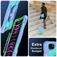 thumbnail image 5 of Shockproof Case for Apple iPad Pro 11 M4 2024, Build in Pencil Holder Rotating Stand Shoulder Strap Bumper Shockproof Rugged Kids Friendly Case Cover for iPad Pro 11 Inch M4 2024, Purple, 5 of 8