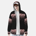 thumbnail image 2 of Balery Rose Gold Glitter1 Sudadera ligera de manga larga con capucha y protección solar UPF 50+ para hombre y mujer, ideal para pesca y running-Small, 2 of 7