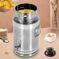 thumbnail image 6 of 20L Stainless Steel Milk Can Oil Pail Storage Bucket Wine Barrel Beverage Dispenser with a Spigot, 6 of 14