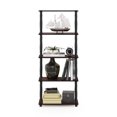 thumbnail image 5 of Furinno Wire 6-Tier Industrial Style Metal Frame Display Shelf, 16 Wide, Finn Oak, 5 of 5