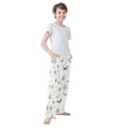 thumbnail image 3 of FORMRS Boys Pajama Pants with Pockets Size 6-8Y Kids Lounge Sleep Bottoms, Christmas Forest, 3 of 8