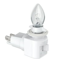 TWDRTDD Plug-in Night Light with On/Off Switch, Decorative, E12, Night Lights, Warm White (1 Pack)