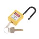 thumbnail image 5 of Candado de seguridad resistente y firme con llaves diferentes y 2 llaves de plástico PVC. Amarillo, 5 of 8