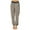 Khaki, variant on ZZwxWA Womens Pants, Fashion Women Elastic Waist Leopard Splicing Loose Pants Casual Trousers Womens Casual Trousers Sales