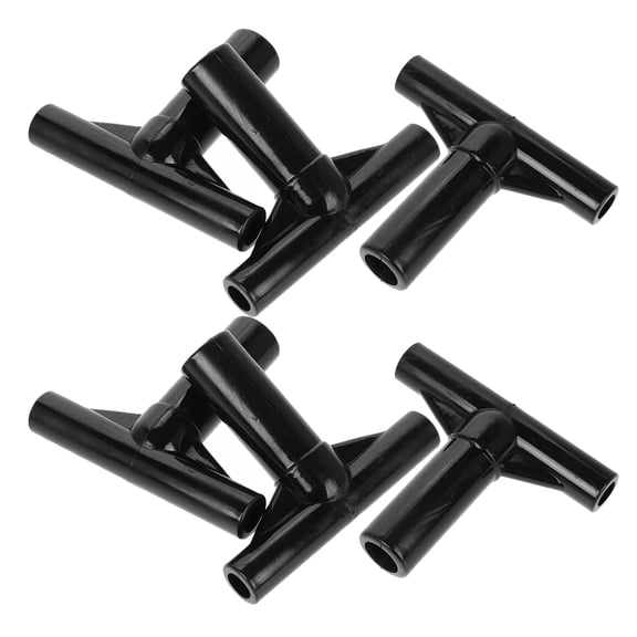 TABLZONE 6PCS Trampoline T Shaped Plastic Net Pole Covers for Connection Replacement Part in Recreation
