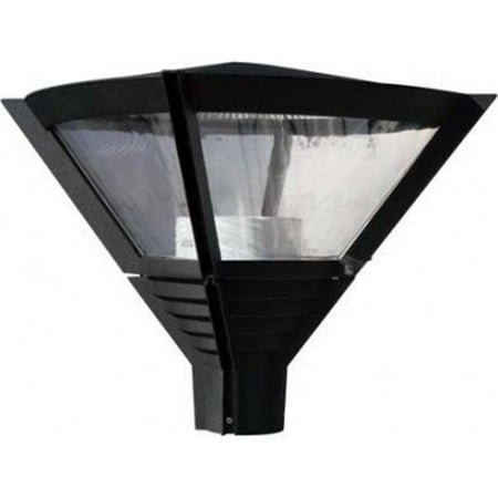 Dabmar Lighting GM564-B Powder Coated Cast Aluminum Architectural Post Top Light Fixture  Black - 20.75 x 20.75 x 20.75 in.