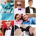 thumbnail image 7 of EKIND Men's Pre-tied Bowties Formal Satin Solid with Adjustable Neck Band,Gift Idea For Men And Boys (Navy Blue), 7 of 7