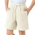 thumbnail image 2 of Shorts for Teens Boys' Pants Boys Girls Corduroy Shorts Kids Casual Elastic Waist Drawstring Summer Shorts With Pockets 5 14 Years, 2 of 8