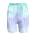 thumbnail image 3 of BLVB Workout Yoga Shorts Leggings for Women Tie-Dyed Scrunch High Waisted Seamless Booty Fitness Gym Biker Shorts, 3 of 3