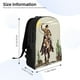 thumbnail image 4 of Fotbe Vintage Cowboy Riding Horse Mochila de Viaje para Laptop, Mochila Ejecutiva Delgada y Resistente 15.6", 4 of 8